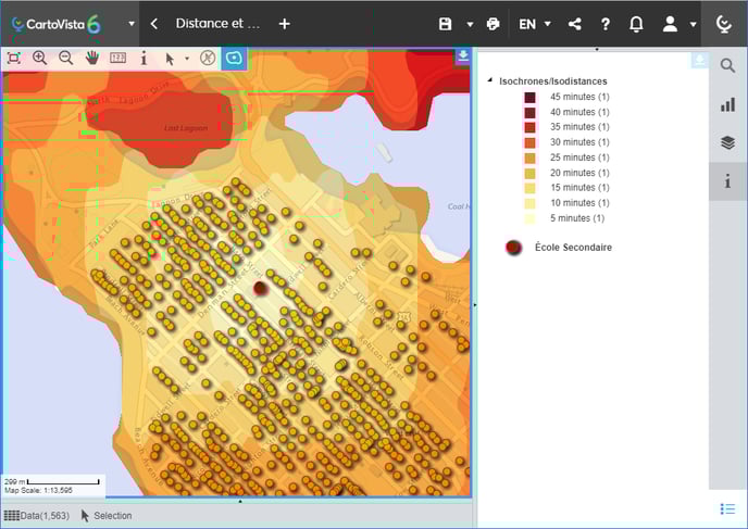 isochrone-multiple-time