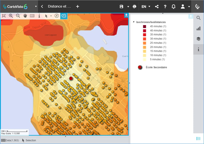 isochrone-multiple-time